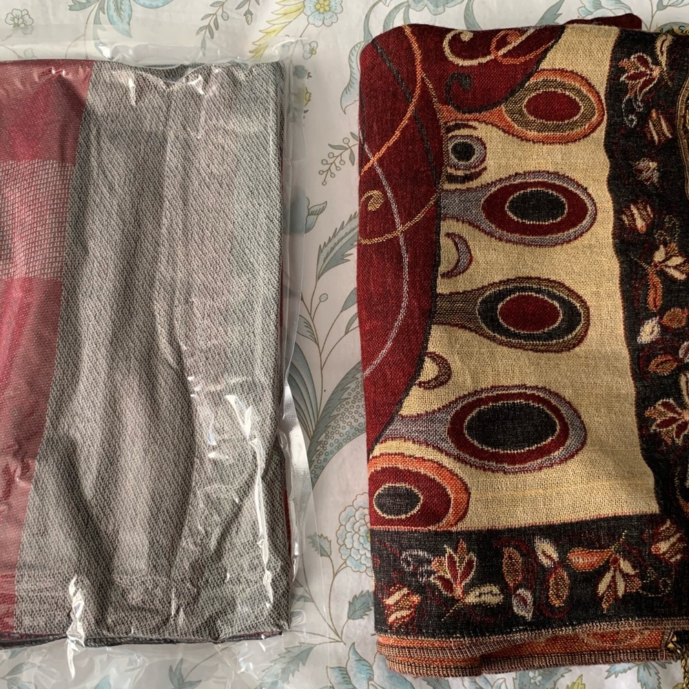 Pair of New Pashmina-style Scraves